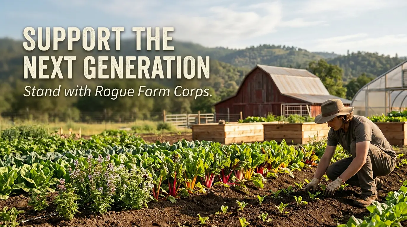 An Opportunity to Support Rogue Valley from our Friends at Rogue Farm Corps!